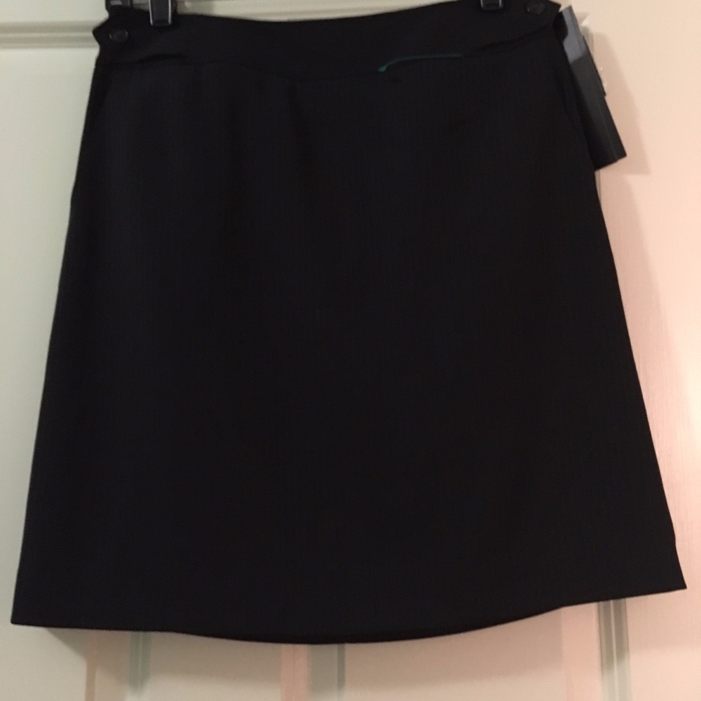 Mastina black pinstripe mini skirt
